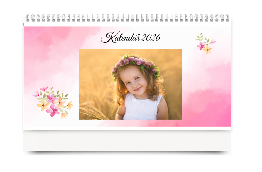 Týdenní kalendář - Květiny -2026